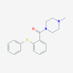 Piperazine, 1-methyl-4-[2-(phenylthio)benzoyl]-