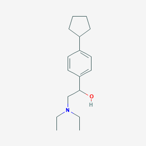 1-(4-Cyclopentylphenyl)-2-(diethylamino)ethanol
