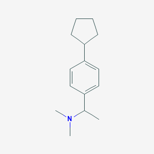 N-[1-(4-cyclopentylphenyl)ethyl]-N,N-dimethylamine