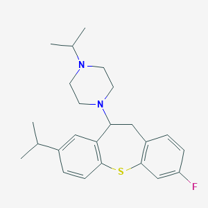 1-(3-Fluoro-8-isopropyl-10,11-dihydrodibenzo[b,f]thiepin-10-yl)-4-isopropylpiperazine