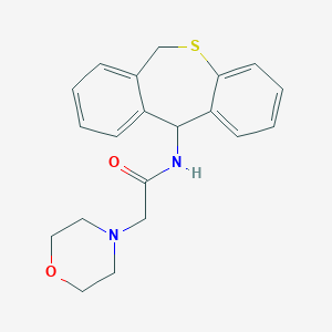 N-(6,11-dihydrobenzo[c][1]benzothiepin-11-yl)-2-morpholin-4-ylacetamide