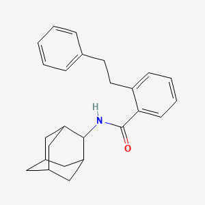 molecular formula C25H29NO B3747018 N-(ADAMANTAN-2-YL)-2-(2-PHENYLETHYL)BENZAMIDE 