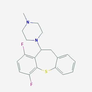 1-(1,4-Difluoro-5,6-dihydrobenzo[b][1]benzothiepin-5-yl)-4-methylpiperazine