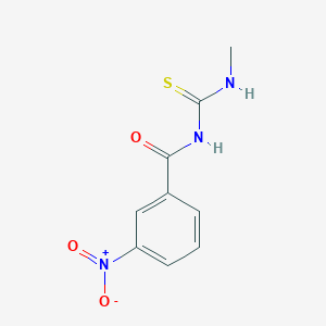 molecular formula C9H9N3O3S B374724 N-(methylcarbamothioyl)-3-nitrobenzamide 