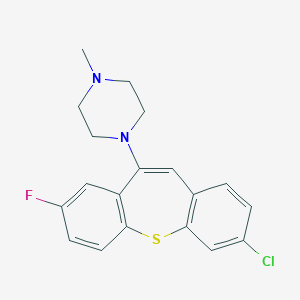1-(9-Chloro-3-fluorobenzo[b][1]benzothiepin-5-yl)-4-methylpiperazine