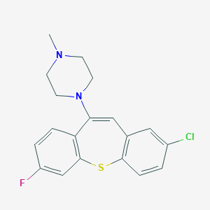 1-(2-Chloro-7-fluorodibenzo[b,f]thiepin-10-yl)-4-methylpiperazine