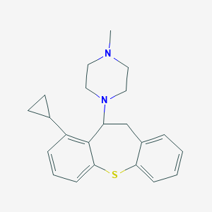 1-(4-Cyclopropyl-5,6-dihydrobenzo[b][1]benzothiepin-5-yl)-4-methylpiperazine