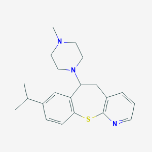 6-(4-Methylpiperazin-1-yl)-8-propan-2-yl-5,6-dihydro-[1]benzothiepino[2,3-b]pyridine