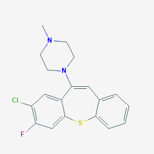 1-(8-Chloro-7-fluorodibenzo[b,f]thiepin-10-yl)-4-methylpiperazine