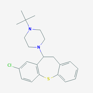 1-Tert-butyl-4-(3-chloro-5,6-dihydrobenzo[b][1]benzothiepin-5-yl)piperazine