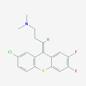 N-[3-(7-chloro-2,3-difluoro-9H-thioxanthen-9-ylidene)propyl]-N,N-dimethylamine