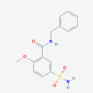 N-benzyl-2-methoxy-5-sulfamoylbenzamide