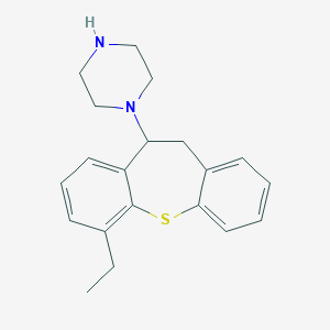 1-(1-Ethyl-5,6-dihydrobenzo[b][1]benzothiepin-5-yl)piperazine