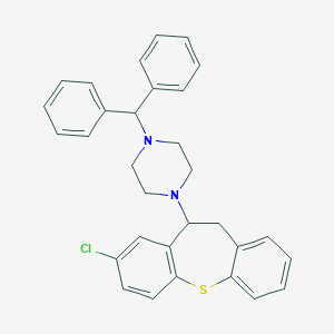 1-Benzhydryl-4-(3-chloro-5,6-dihydrobenzo[b][1]benzothiepin-5-yl)piperazine