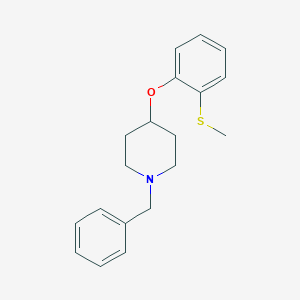 1-Benzyl-4-(2-methylsulfanylphenoxy)piperidine