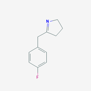 5-[(4-Fluorophenyl)methyl]-3,4-dihydro-2H-pyrrole