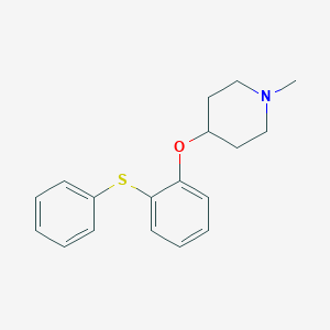 1-Methyl-4-piperidinyl 2-(phenylsulfanyl)phenyl ether