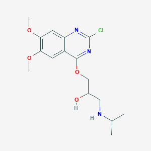 1-((2-Chloro-6,7-dimethoxy-4-quinazolinyl)oxy)-3-((1-methylethyl)amino)-2-propanol