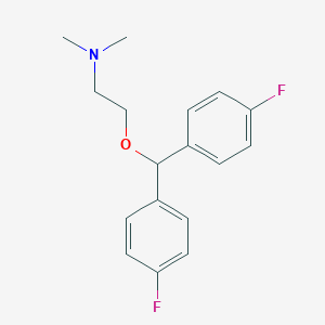 2-[bis(4-fluorophenyl)methoxy]-N,N-dimethylethanamine
