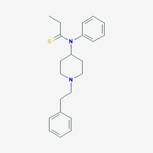 molecular formula C22H28N2S B374799 N-phenyl-N-[1-(2-phenylethyl)-4-piperidinyl]propanethioamide 