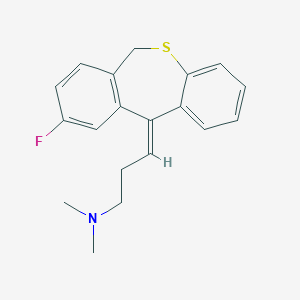 molecular formula C19H20FNS B374800 N-[3-(9-fluorodibenzo[b,e]thiepin-11(6H)-ylidene)propyl]-N,N-dimethylamine 