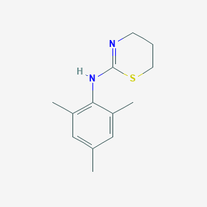molecular formula C13H18N2S B374812 N-mesityl-5,6-dihydro-4H-1,3-thiazin-2-amine 