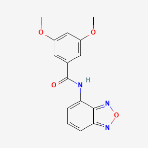 molecular formula C15H13N3O4 B3748135 N-(2,1,3-benzoxadiazol-4-yl)-3,5-dimethoxybenzamide 