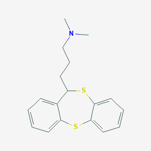 molecular formula C18H21NS2 B374851 11-(3-Dimethylaminopropyl)-11H-dibenzo(b,e)-1,4-dithiepin 