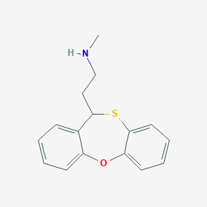 molecular formula C16H17NOS B374854 2-(6H-benzo[b][1,5]benzoxathiepin-6-yl)-N-methylethanamine 