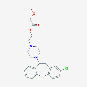 2-[4-(2-Chloro-10,11-dihydrodibenzo[b,f]thiepin-10-yl)-1-piperazinyl]ethyl methoxyacetate