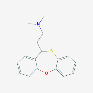 molecular formula C17H19NOS B374862 2-(11H-dibenzo[b,f][1,4]oxathiepin-11-yl)-N,N-dimethylethanamine 