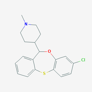 4-(8-chloro-11H-dibenzo[b,e][1,4]oxathiepin-11-yl)-1-methylpiperidine