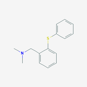 molecular formula C15H17NS B374867 N,N-dimethyl-N-[2-(phenylsulfanyl)benzyl]amine CAS No. 63167-05-5