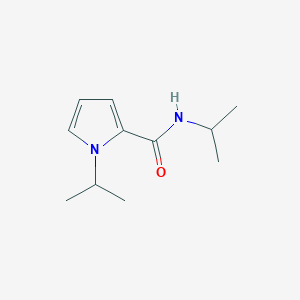 molecular formula C11H18N2O B3748982 N1-BIS(PROPAN-2-YL)-1H-PYRROLE-2-CARBOXAMIDE 