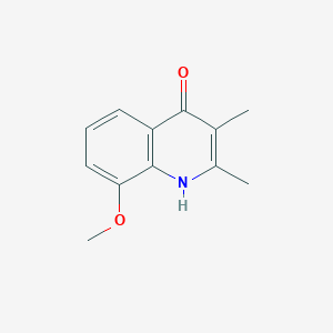 molecular formula C12H13NO2 B3749504 8-Methoxy-2,3-dimethylquinolin-4(1H)-one CAS No. 56716-95-1