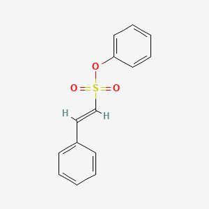 molecular formula C14H12O3S B3749686 Phenyl 2-phenylethenesulfonate CAS No. 5305-91-9