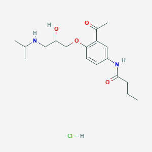 molecular formula C18H29ClN2O4 B000375 Acebutolol Hydrochloride CAS No. 34381-68-5