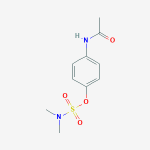 molecular formula C10H14N2O4S B375042 4-acetamidophenyl N,N-dimethylsulfamate CAS No. 397849-01-3