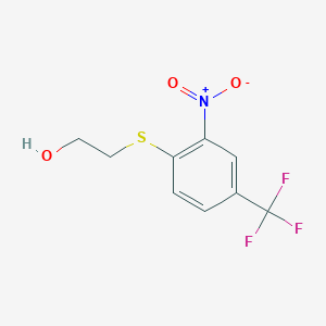 molecular formula C9H8F3NO3S B3750516 MFCD00593261 