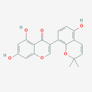 molecular formula C20H16O6 B037512 Sophoraisoflavone A 