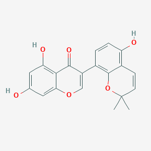 molecular formula C20H16O6 B037512 Sophoraisoflavone A CAS No. 117204-81-6