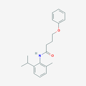 molecular formula C20H25NO2 B3751312 N-(2-methyl-6-propan-2-ylphenyl)-4-phenoxybutanamide 