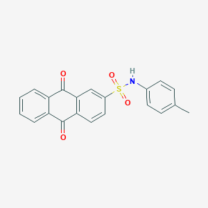 B375149 9,10-dioxo-N-(p-tolyl)-9,10-dihydroanthracene-2-sulfonamide CAS No. 791786-20-4