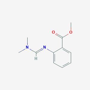 molecular formula C11H14N2O2 B037515 Anthranilic acid, N-dimethylaminomethylene-, methyl ester CAS No. 113290-32-7