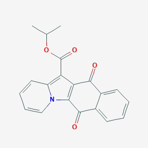 molecular formula C20H15NO4 B375154 Propan-2-yl 6,11-dioxonaphtho[2,3-b]indolizine-12-carboxylate CAS No. 670247-36-6