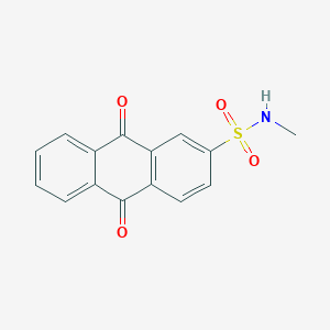 molecular formula C15H11NO4S B375157 N-methyl-9,10-dioxoanthracene-2-sulfonamide CAS No. 791786-22-6