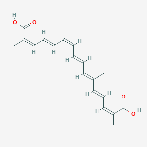 molecular formula C20H24O4 B037521 Saffron oil CAS No. 8022-19-3