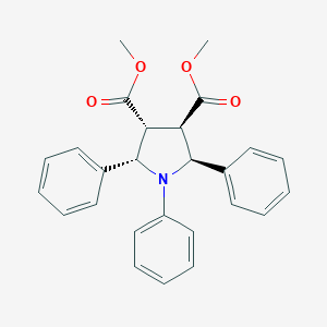 molecular formula C26H25NO4 B375223 Dimethyl 1,2,5-triphenyl-3,4-pyrrolidinedicarboxylate 