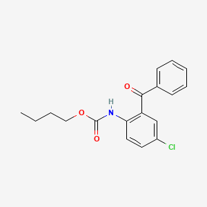 molecular formula C18H18ClNO3 B3752424 butyl (2-benzoyl-4-chlorophenyl)carbamate 