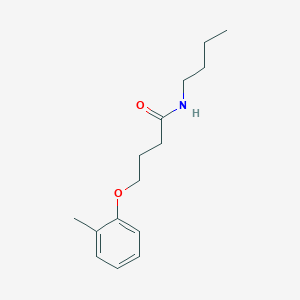 molecular formula C15H23NO2 B3753140 N-butyl-4-(2-methylphenoxy)butanamide 